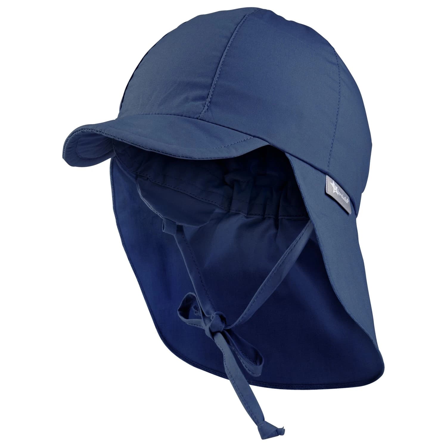 Детска шапка с козирка Sterntaler Kids' Peaked Cap with Neck Flap Cap - Blau