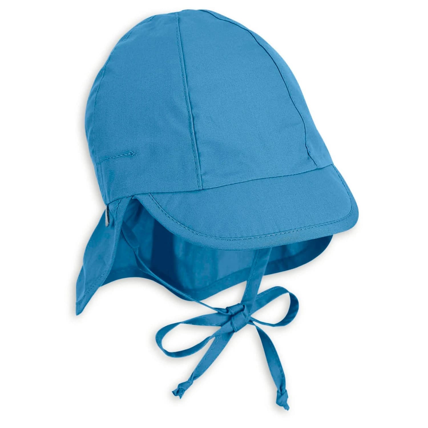 Детска шапка с козирка Sterntaler Kids' Peaked Cap with Neck Flap Basic Cap - Samtblau