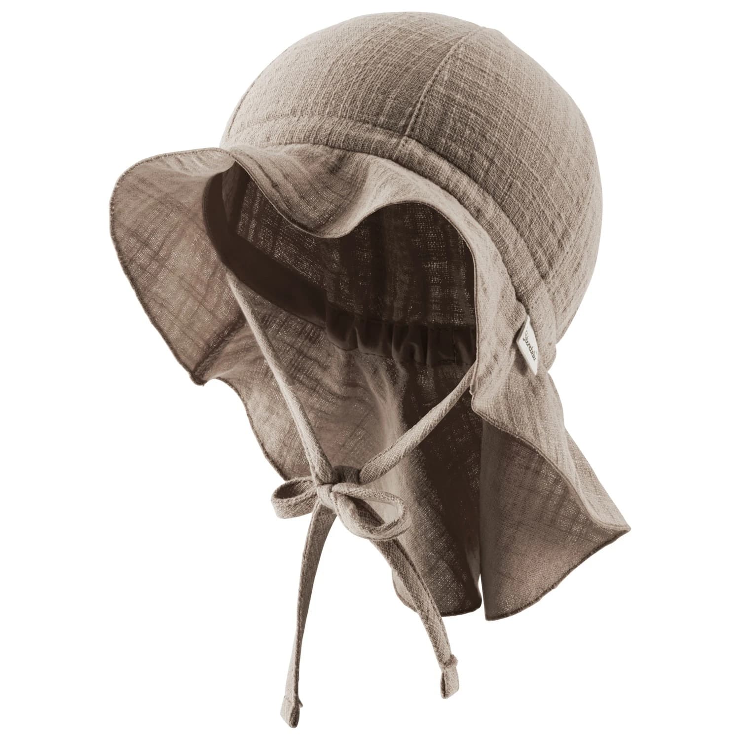 Детска шапка с козирка Sterntaler Kids' Sun Hat Plain Hat - Taupe