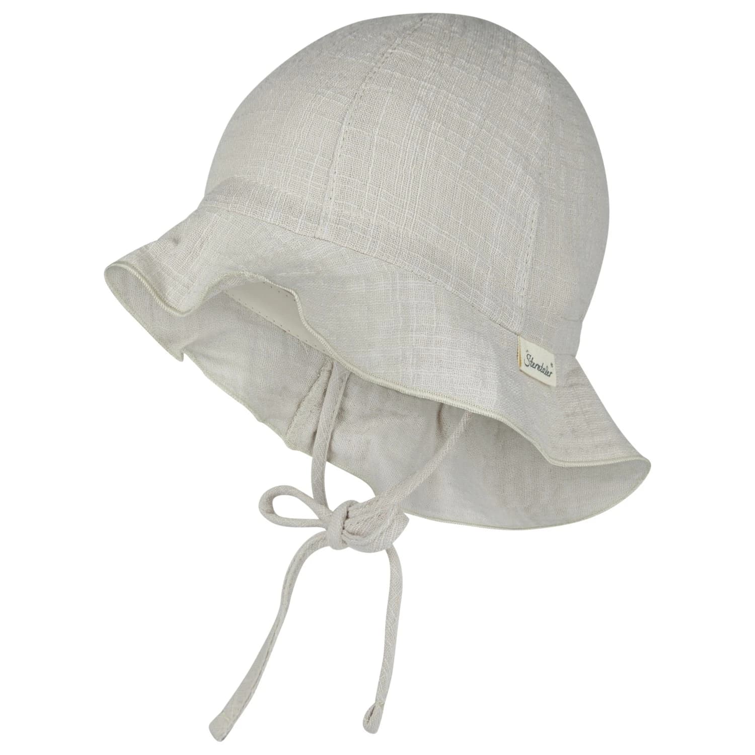 Детска шапка с козирка Sterntaler Kids' Sun Hat Plain Hat - Lichtgrau