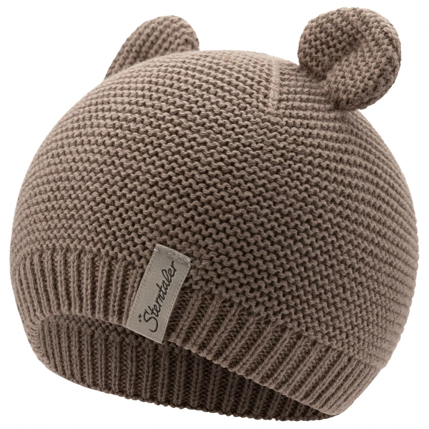Детска зимна шапка (beanie) Sterntaler Kids' Knitted Beanie with Ears Beanie - Lichtbraun