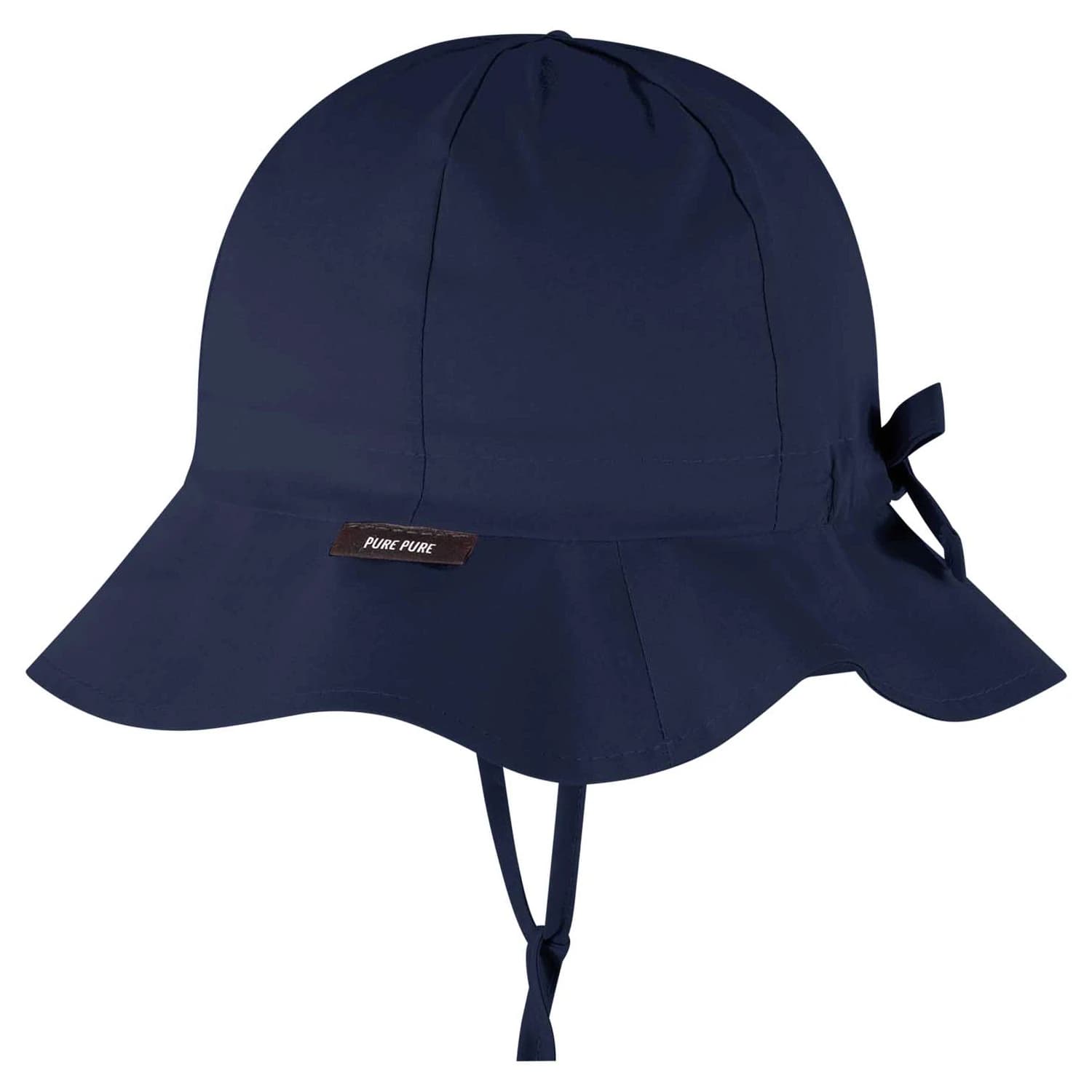 Детска шапка Pure pure Kid's Mini-Flapper UV Hat - Navy
