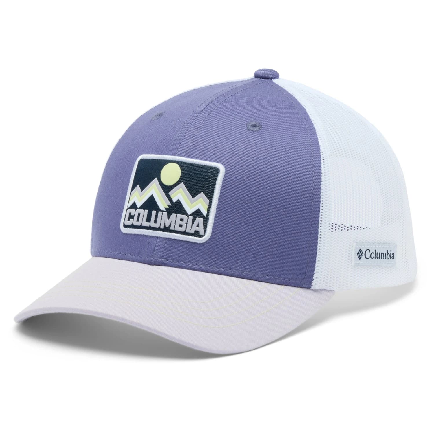 Детска шапка с козирка Columbia Kid's Columbia Youth Snap Back Cap - Stormwatch / Lavender Pearl / White
