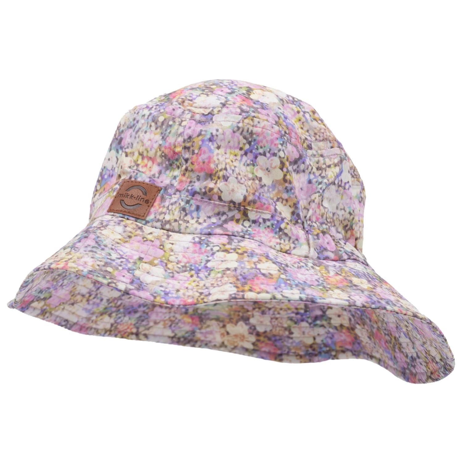 Детска шапка с козирка Mikk-Line Kid's Summer Bucket Hat AOP Cap - Dusk