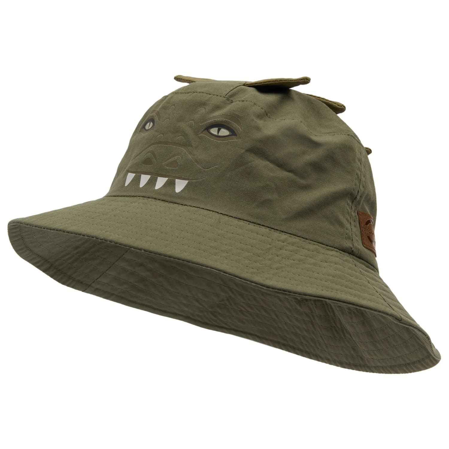 Детска шапка с козирка Mikk-Line Kid's Summer Bucket Hat AOP Cap - Dusty Olive