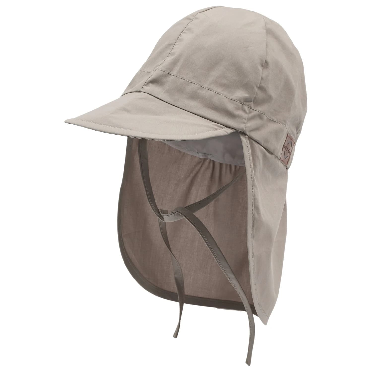 Детска шапка с козирка Mikk-line Kid's Summercap Long Neck Solid Cap - Atmosphere
