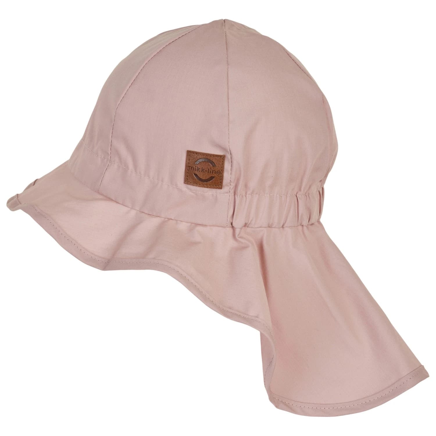 Детска шапка с козирка Mikk-line Kid's Summerhat Long Neck Solid Cap - Adobe Rose