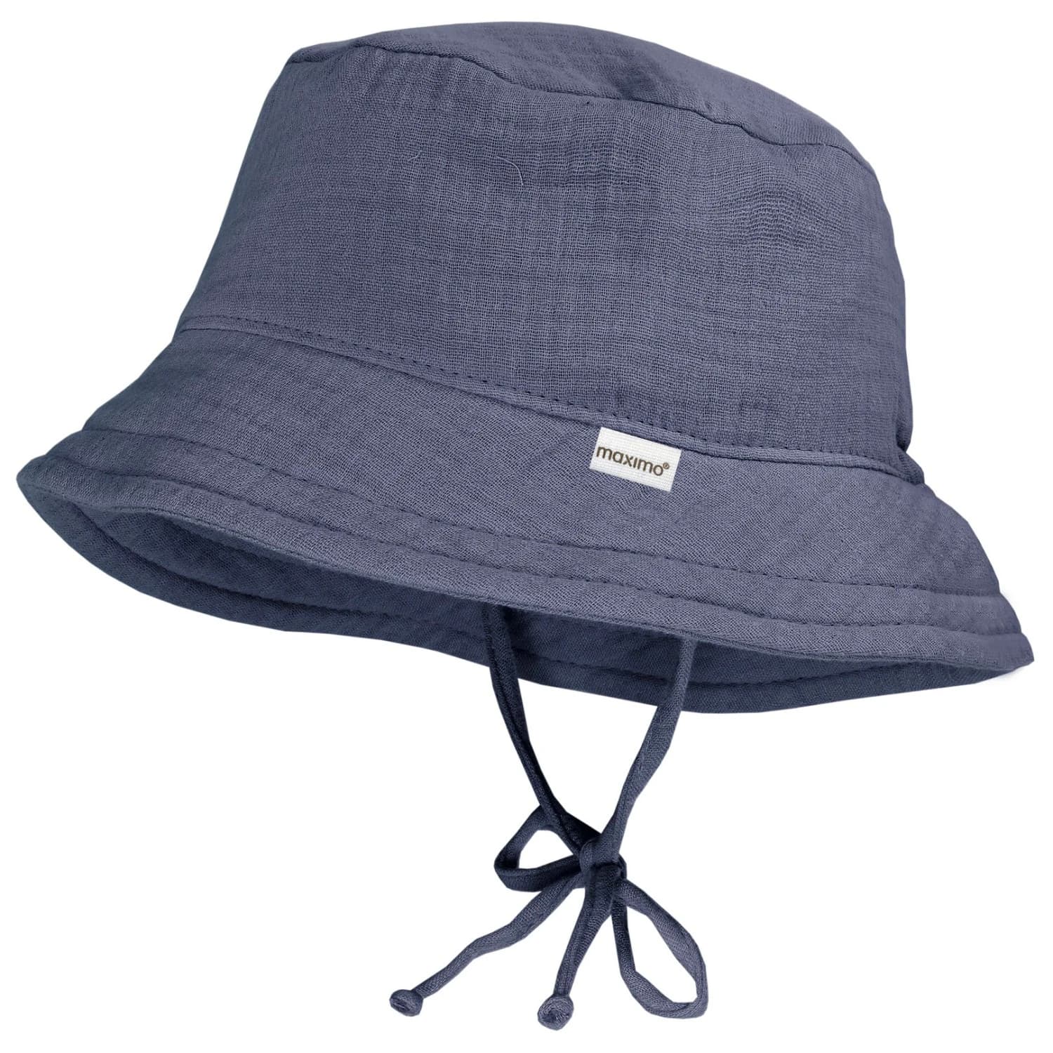 Детска шапка maximo Kid's Mini Hut Band Musselin Futter Hat - Flint Stone