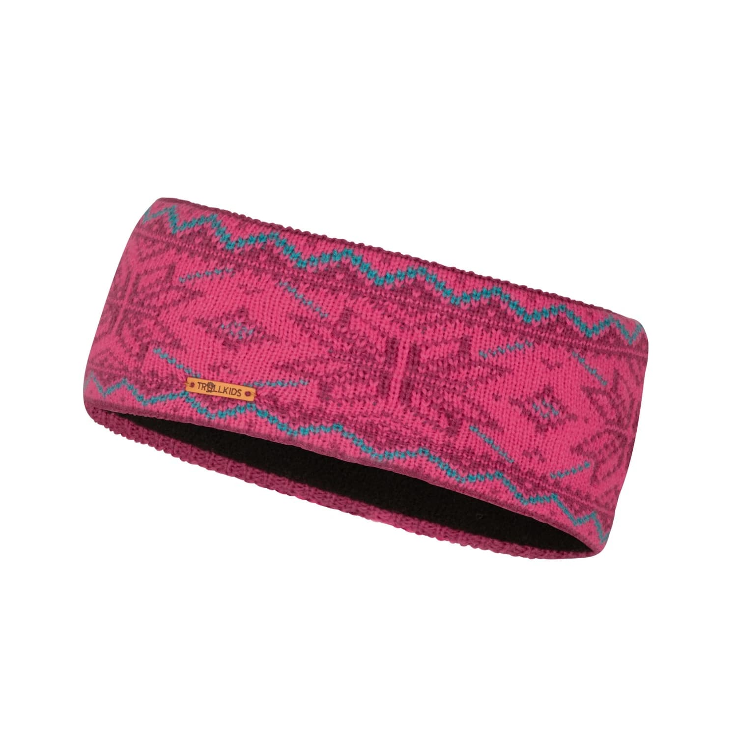 Детска лента за глава Trollkids Girl's Rauland Headband - Deep Red / Deep Violet / Dark Pink