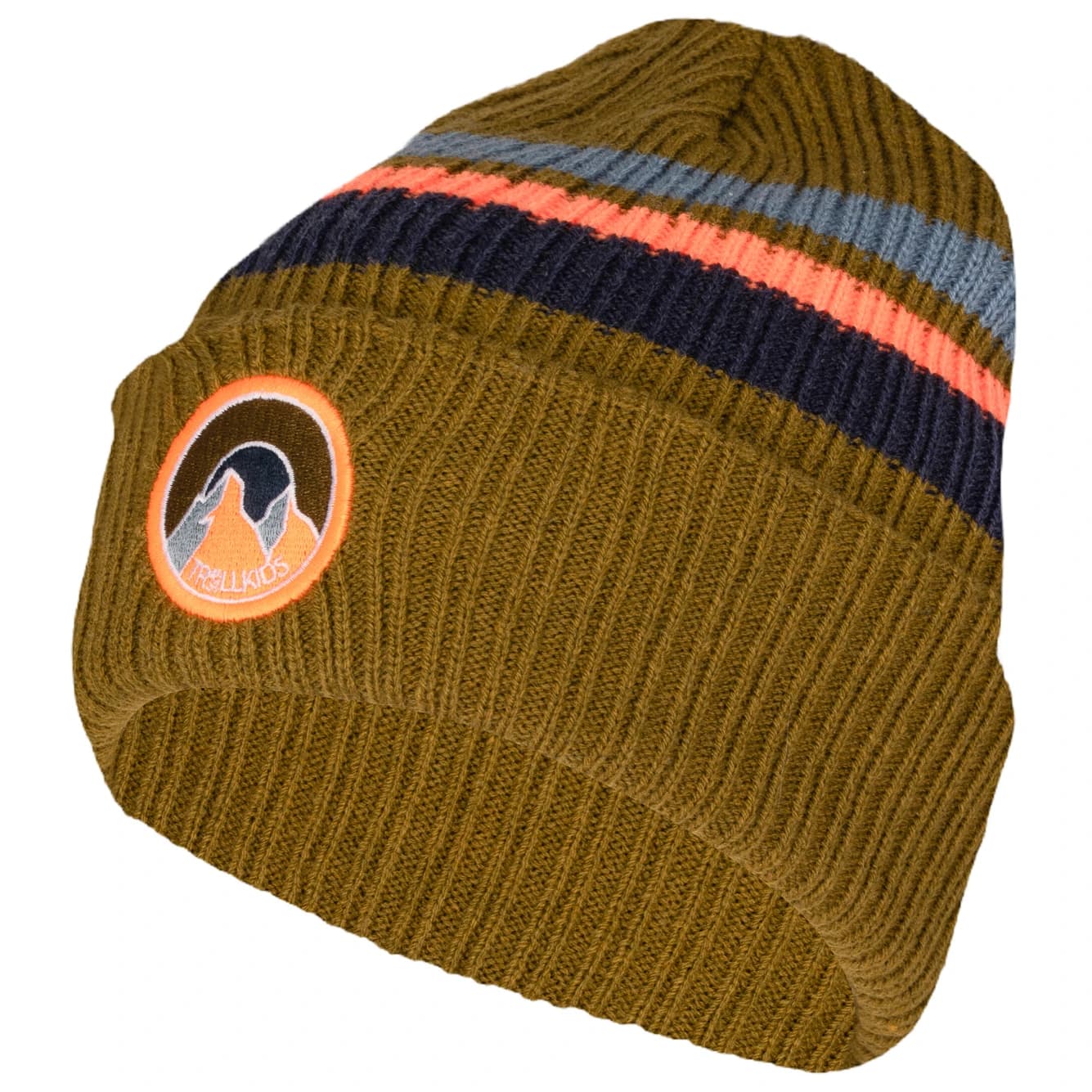 Детска зимна шапка (beanie) Trollkids Kid's Spitsbergen Cap Beanie - Spruce Green