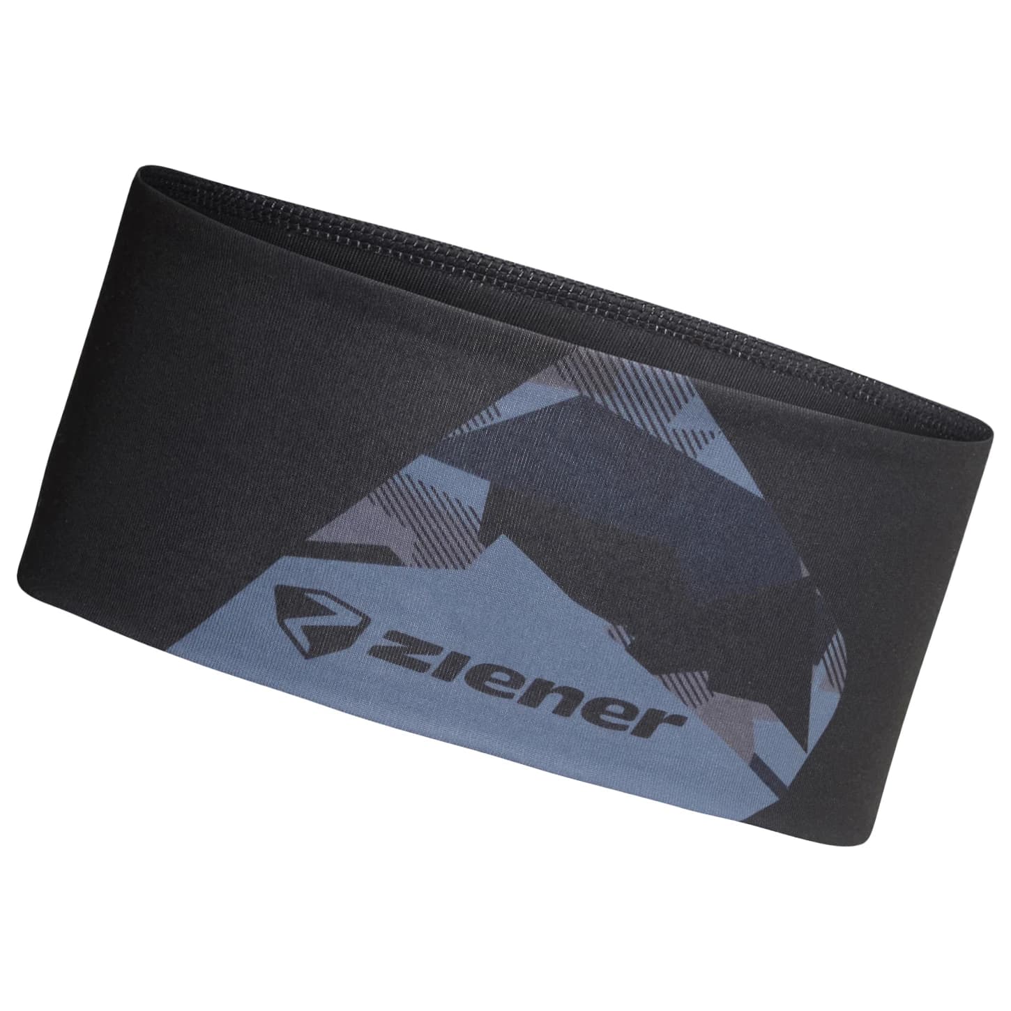 Лента за глава Ziener Immre-Z Headband - Black Speed Print
