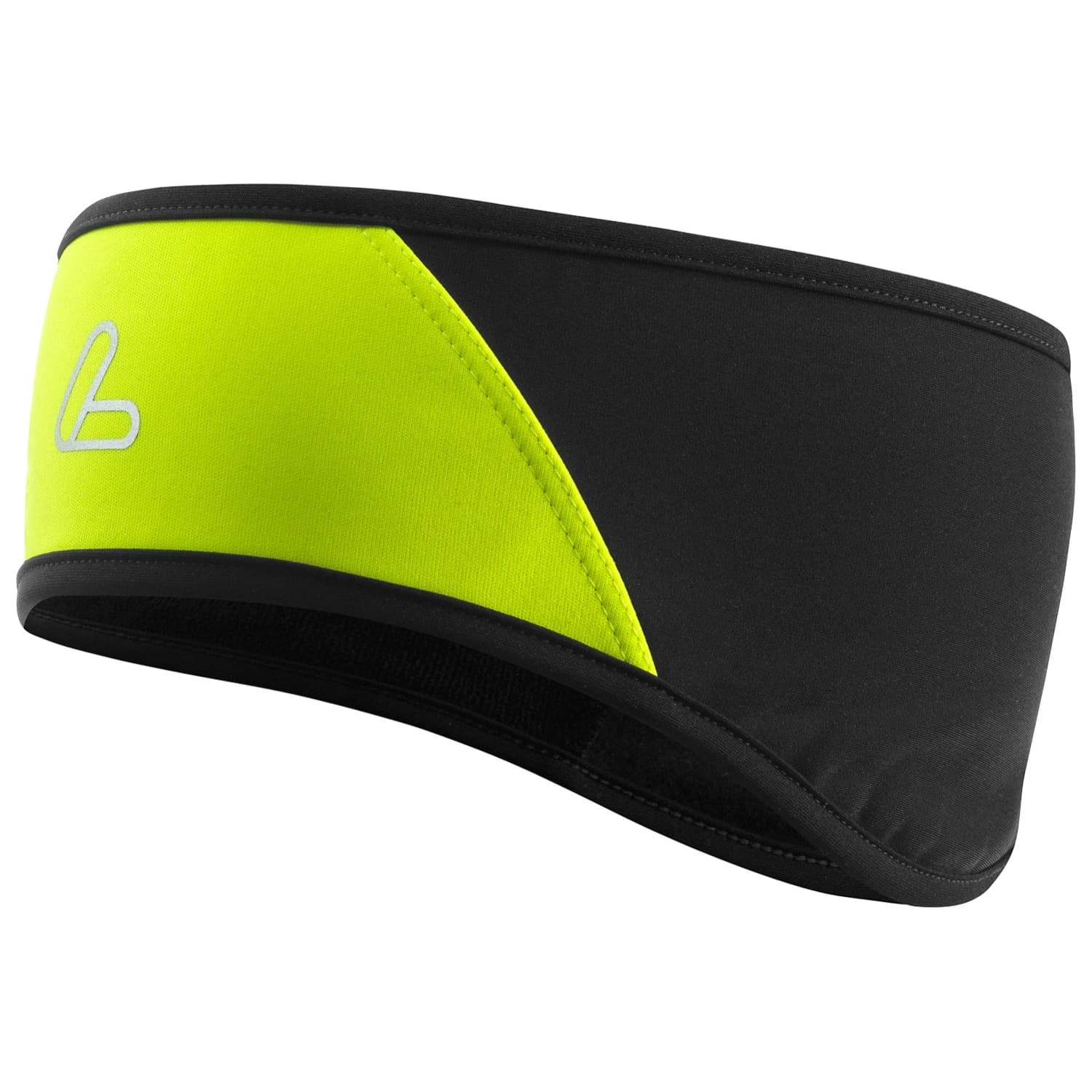 Лента за глава Löffler Airblocc Headband Flaps Headband - Neon Yellow