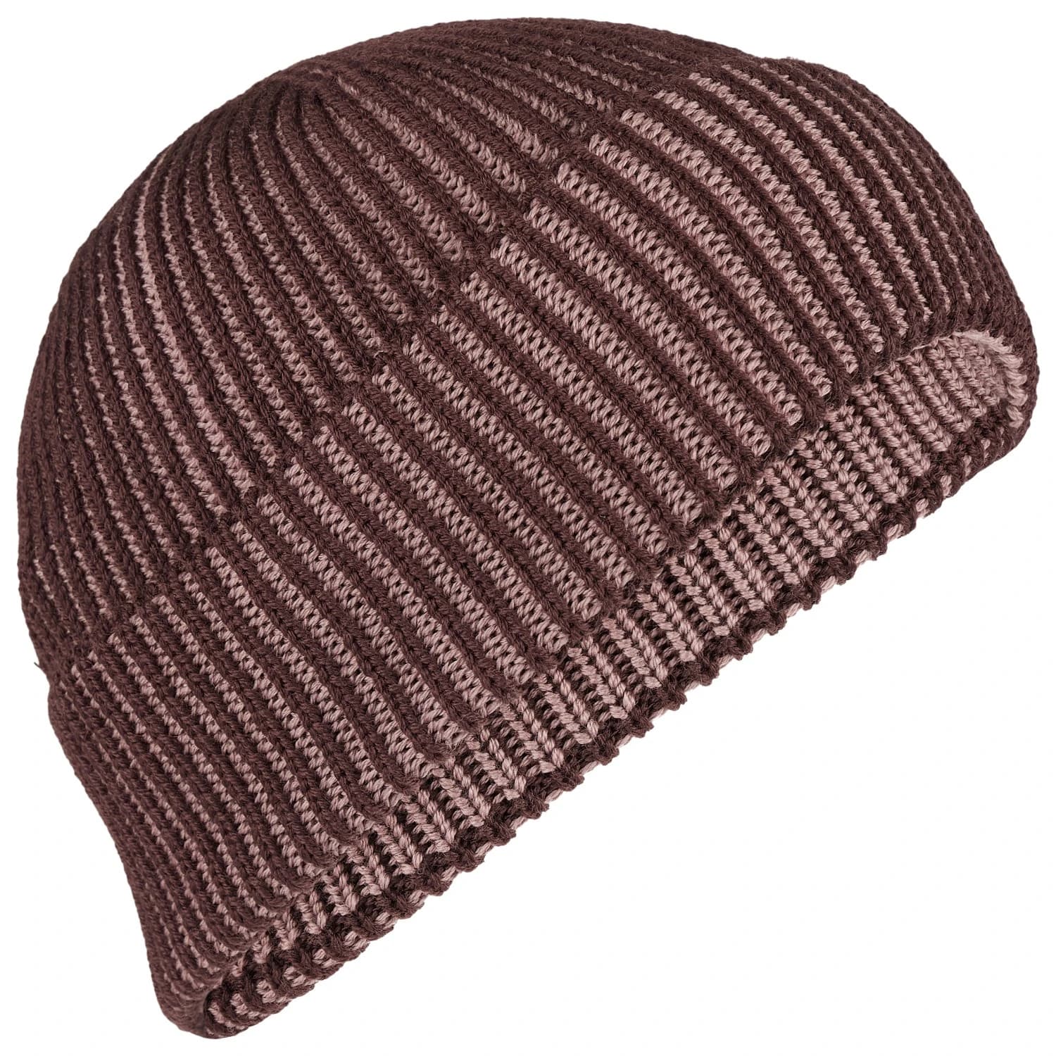 Зимна шапка (beanie) Stoic Women's Heavy MerinoKnit MMXX. Laisdalen Beanie - Dark Rosewood / Light Rosewood