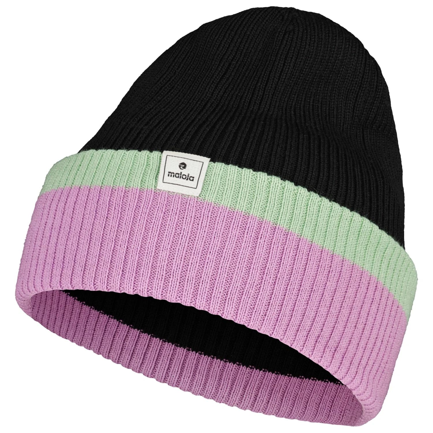 Дамска зимна шапка (beanie) Maloja Women's CainariM. Beanie - Deep Black Multi