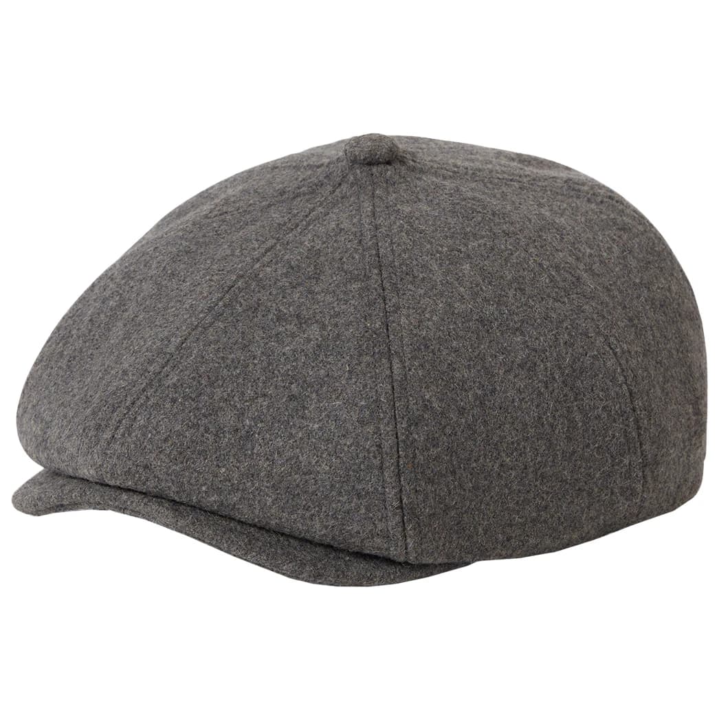 Шапка с козирка Brixton Brood Flannel Snap Cap - Dark Heather Grey / Washed Navy