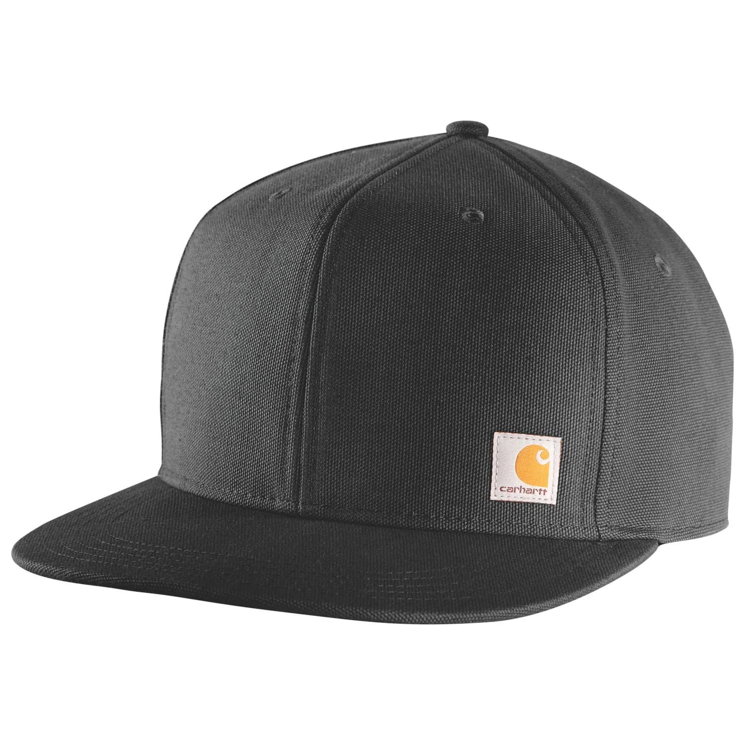 Мъжка шапка с козирка Carhartt Firm Duck Flat Brim Cap Beanie - Black