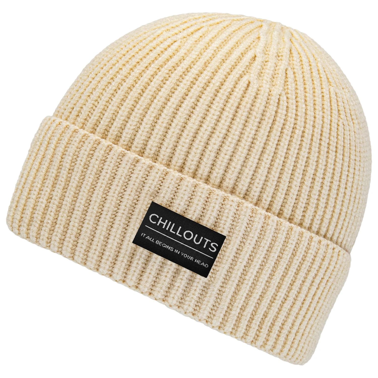 Зимна шапка (beanie) Chillouts Caleb Hat Beanie - Cream