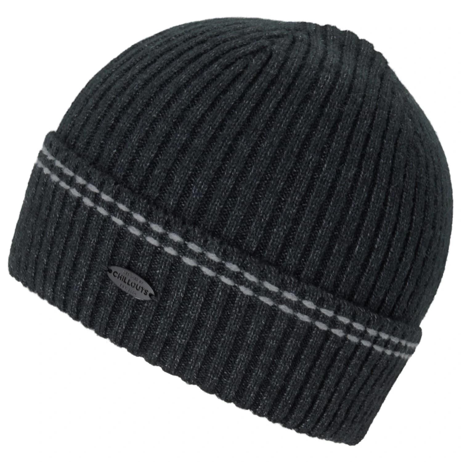 Зимна шапка (beanie) Chillouts Kiran Hat Beanie - Dark Grey