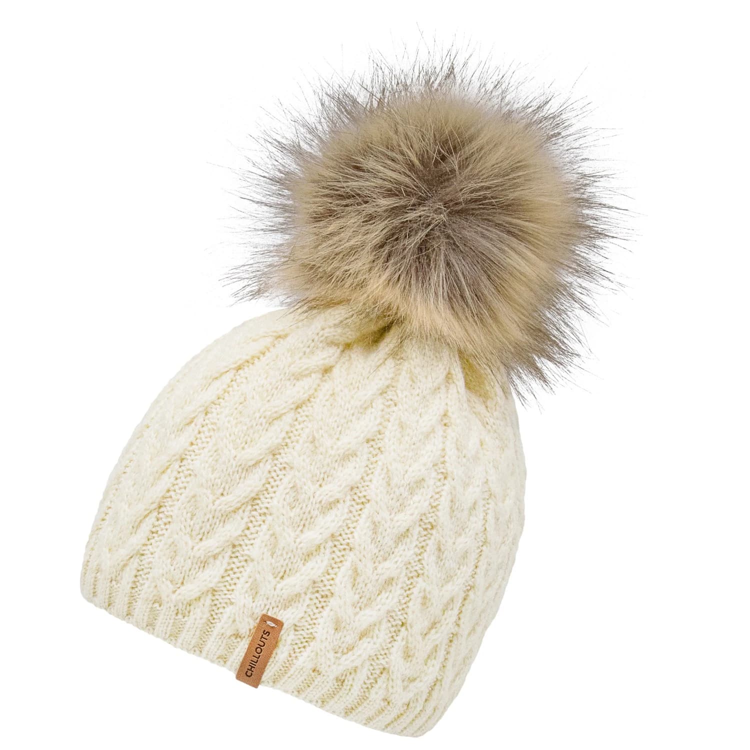 Дамска зимна шапка (beanie) Chillouts Women's Tabea Hat Beanie - Beige