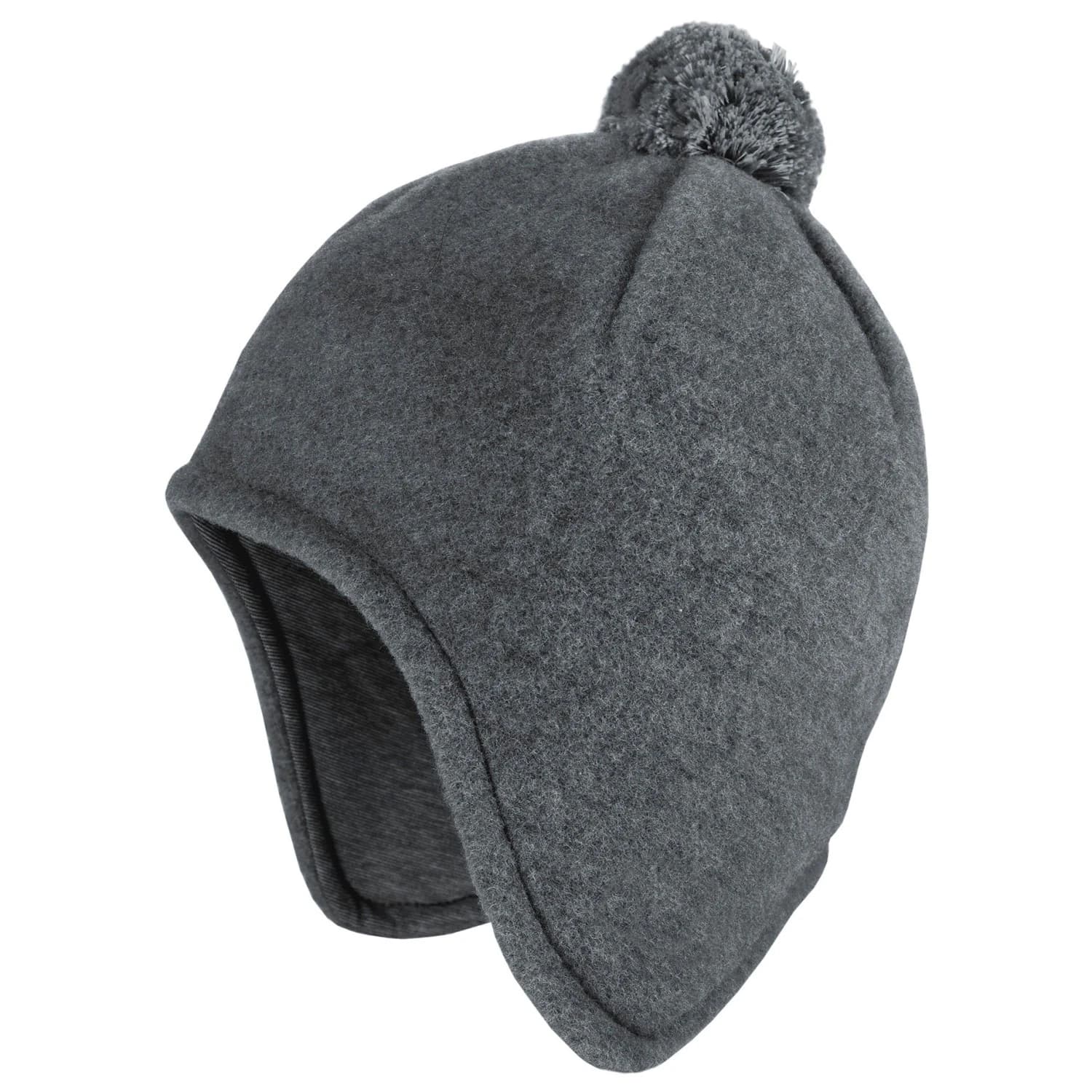 Детска зимна шапка (beanie) Maximo Kids' Mini Inkbeanie with Pom-pom Beanie - Medium Grey Melange