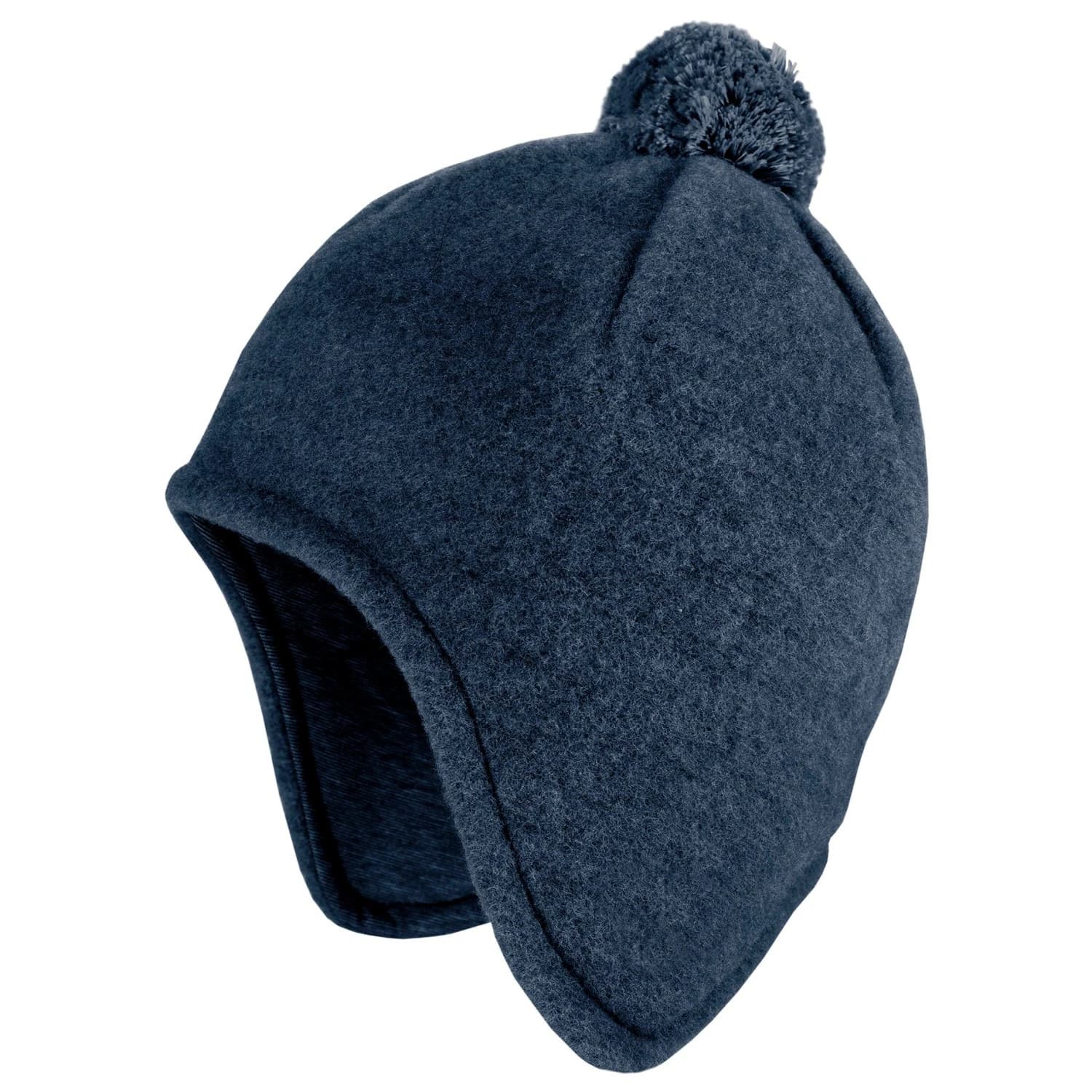 Детска зимна шапка (beanie) Maximo Kids' Mini Inkbeanie with Pom-pom Beanie - Navy Melange