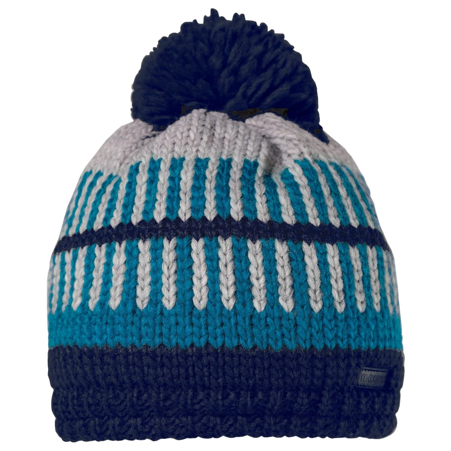 Детска зимна шапка (beanie) maximo Kids' Beanie with Pom-pom Beanie - Navy / Seaport