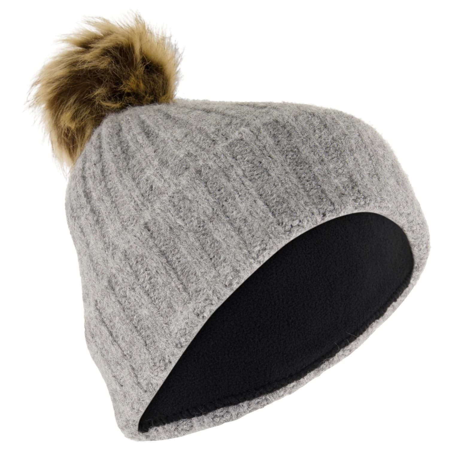 Дамска зимна шапка (beanie) P.A.C. Women's Jona Pompom Beanie - Grey