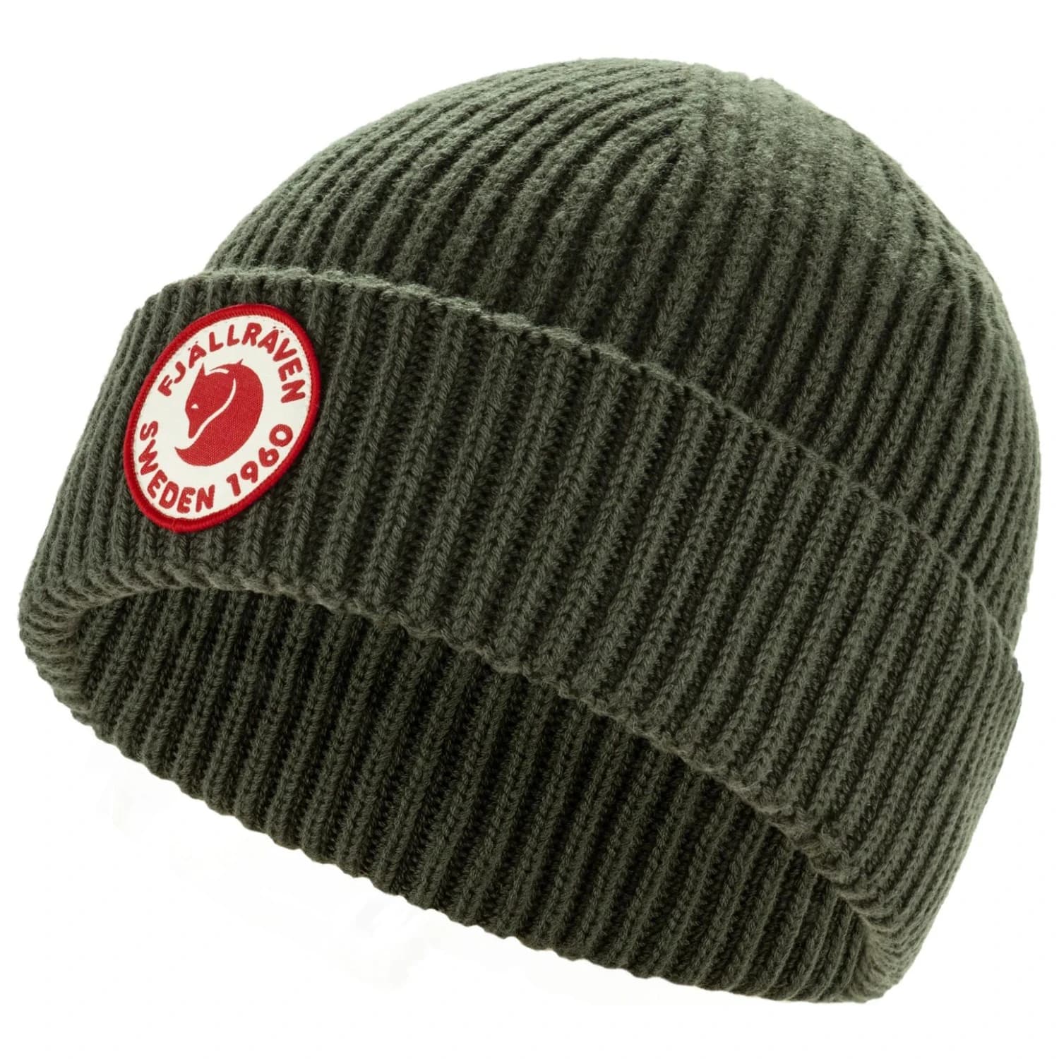 Зимна шапка (beanie) Fjällräven 1960 Lite Logo Hat Beanie - Deep Forest