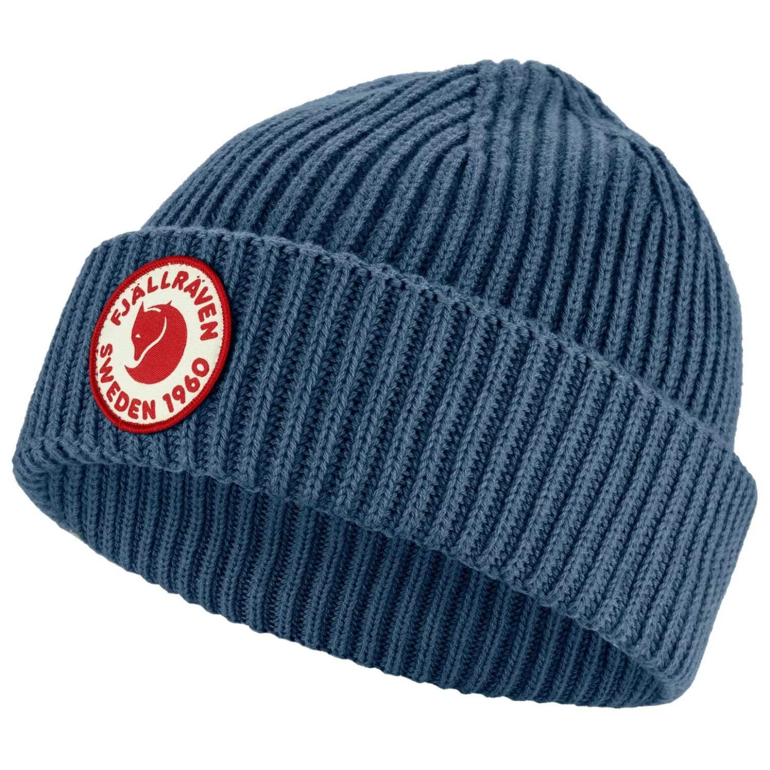 Зимна шапка (beanie) Fjällräven 1960 Lite Logo Hat Beanie - Indigo Blue