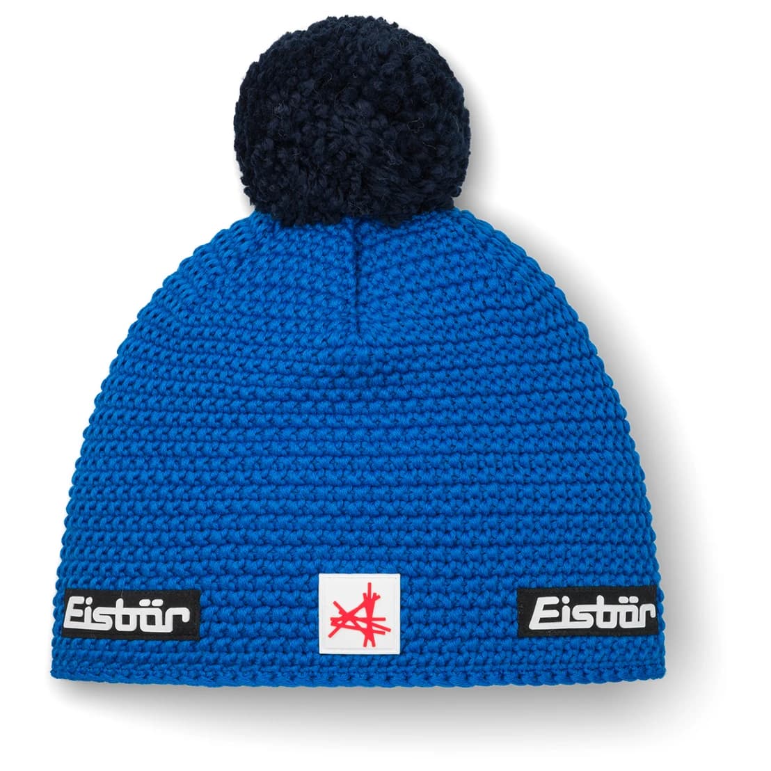 Зимна шапка (beanie) Eisbär Jamie Pompon Ski Austria Beanie - Horizon Blue / Nacht