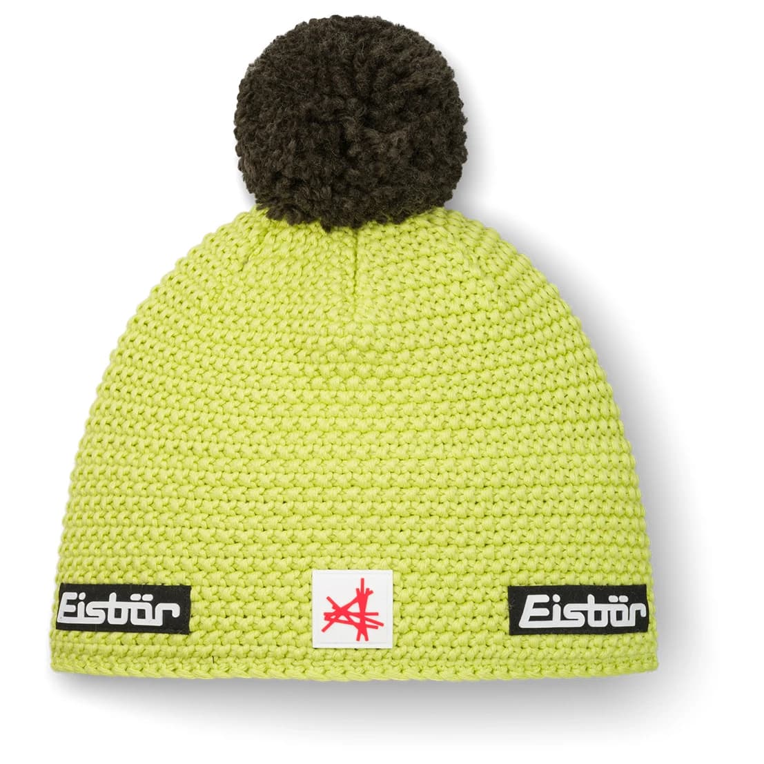 Зимна шапка (beanie) Eisbär Jamie Pompon Ski Austria Beanie - Winter Lemon / Outdoorgreen