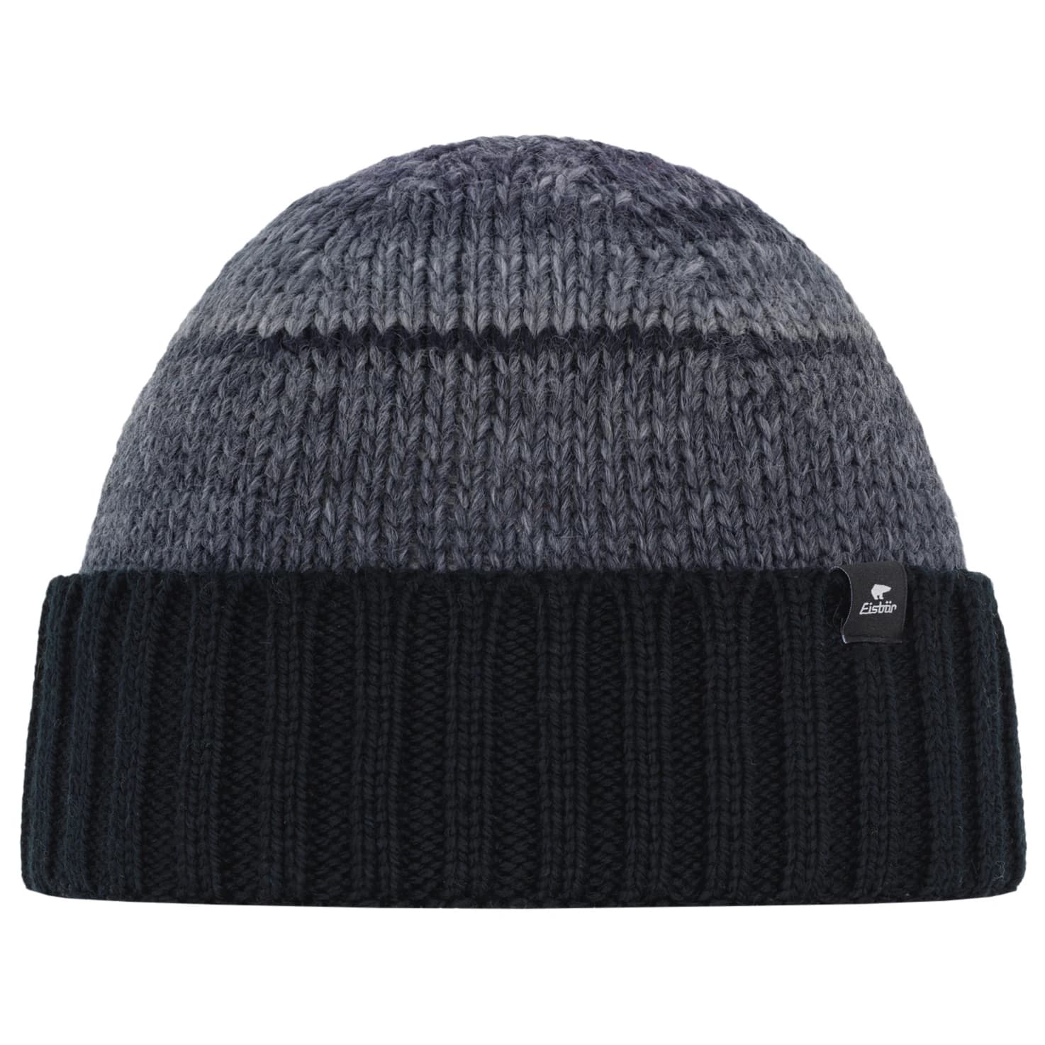 Зимна шапка (beanie) Eisbär Simron Beanie - Black / Grey