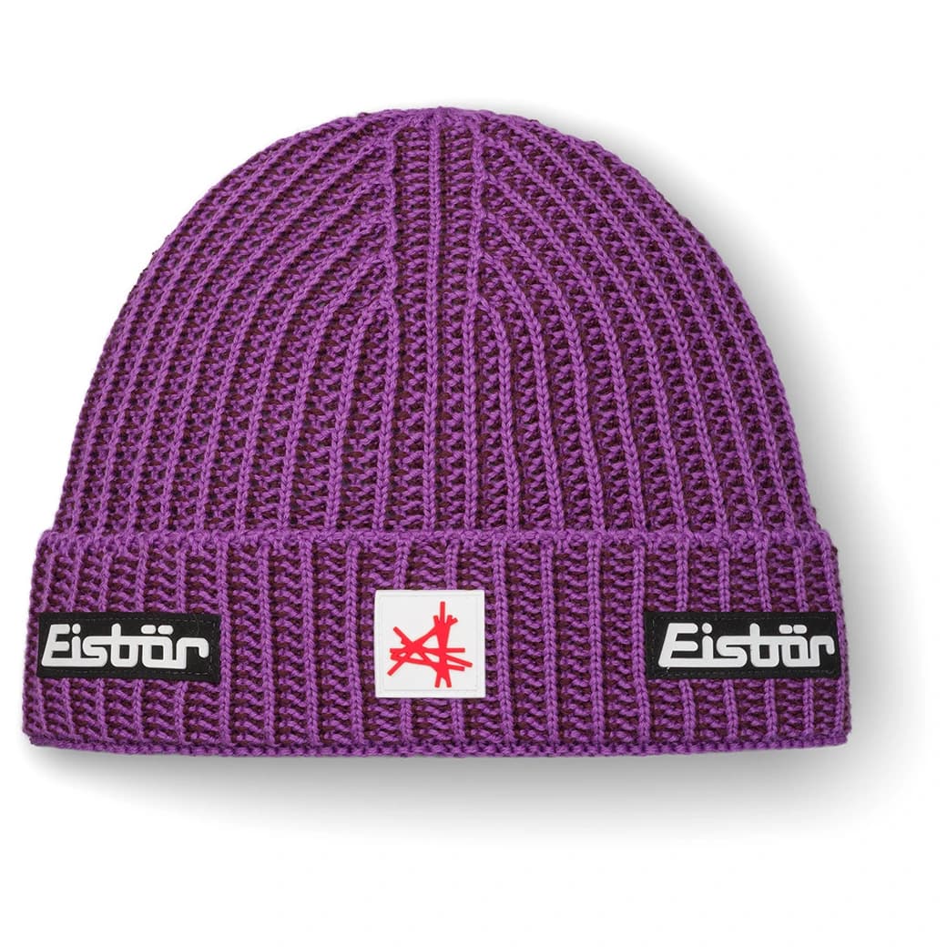 Зимна шапка (beanie) Eisbär Sorrak Mütze Ski Austria Beanie - Frozen Twilight / Night Red