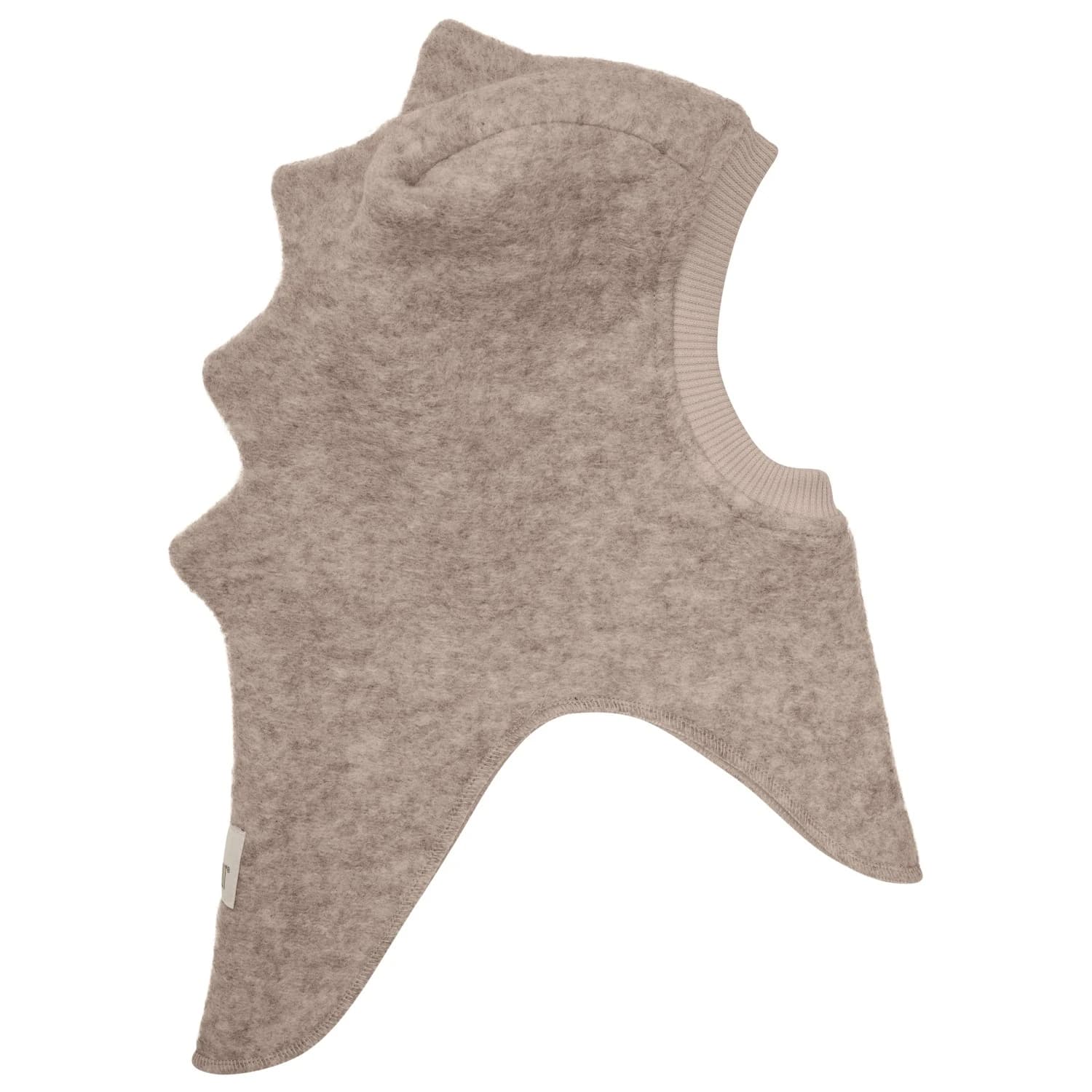 Детска зимна шапка (beanie) Huttelihut Kid's Balaclava Triangles Wool Balaclava - Camel Melange