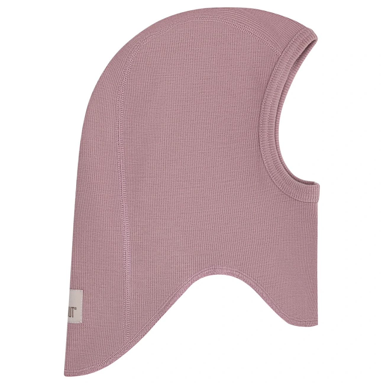 Детска зимна шапка (beanie) Huttelihut Kid's Balaclava Wool Rib Balaclava - Woodrose