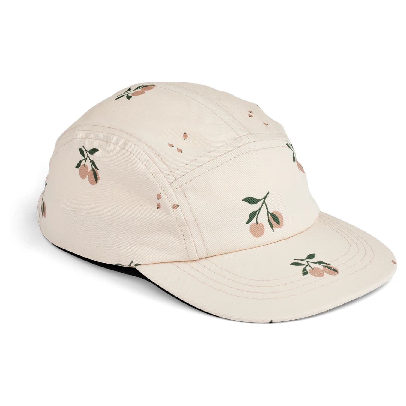 Детска шапка с козирка LIEWOOD Kid's Rory Printed Cap - Peach / Sea Shell