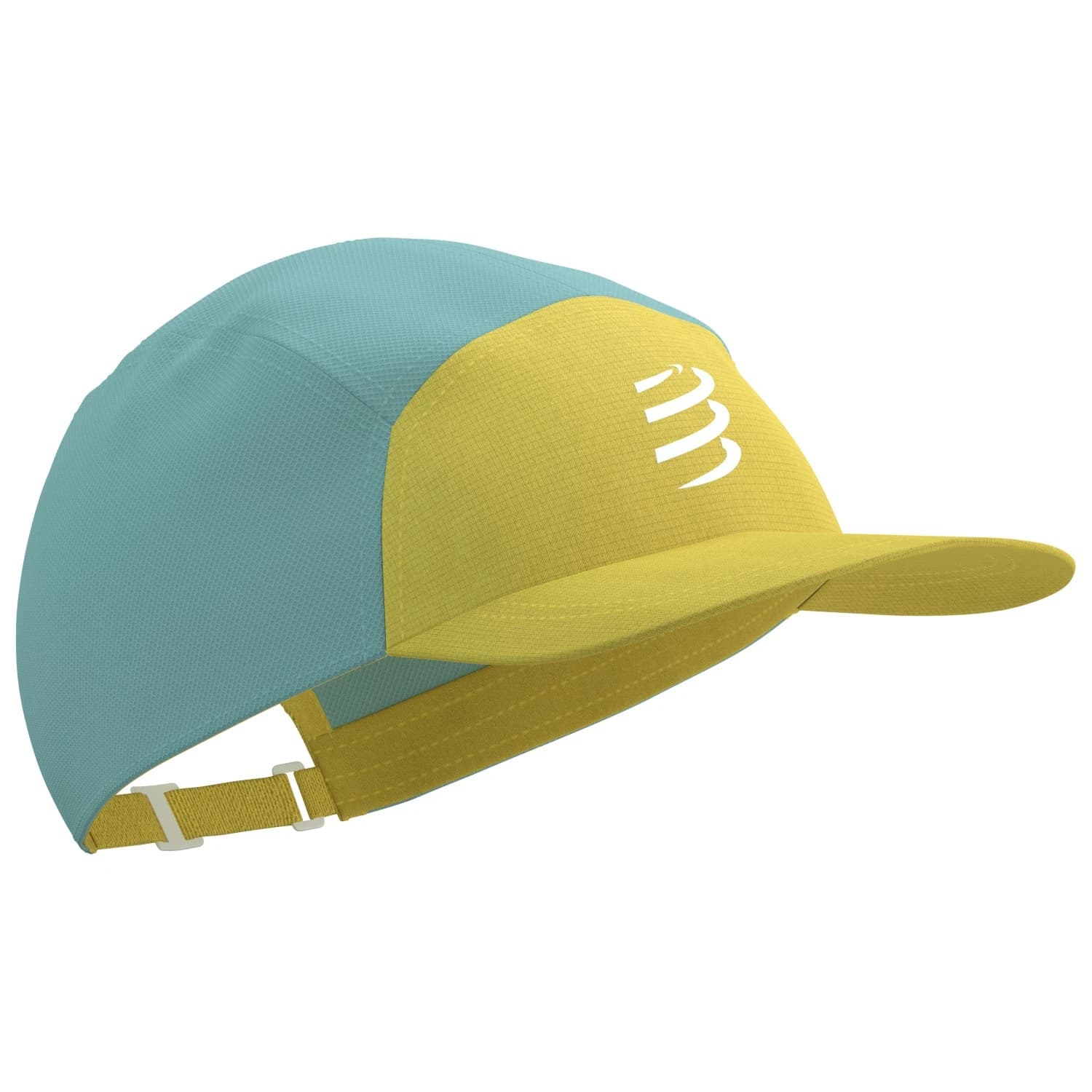 Шапка с козирка Compressport 5 Panel Cap - Lemon / Ether