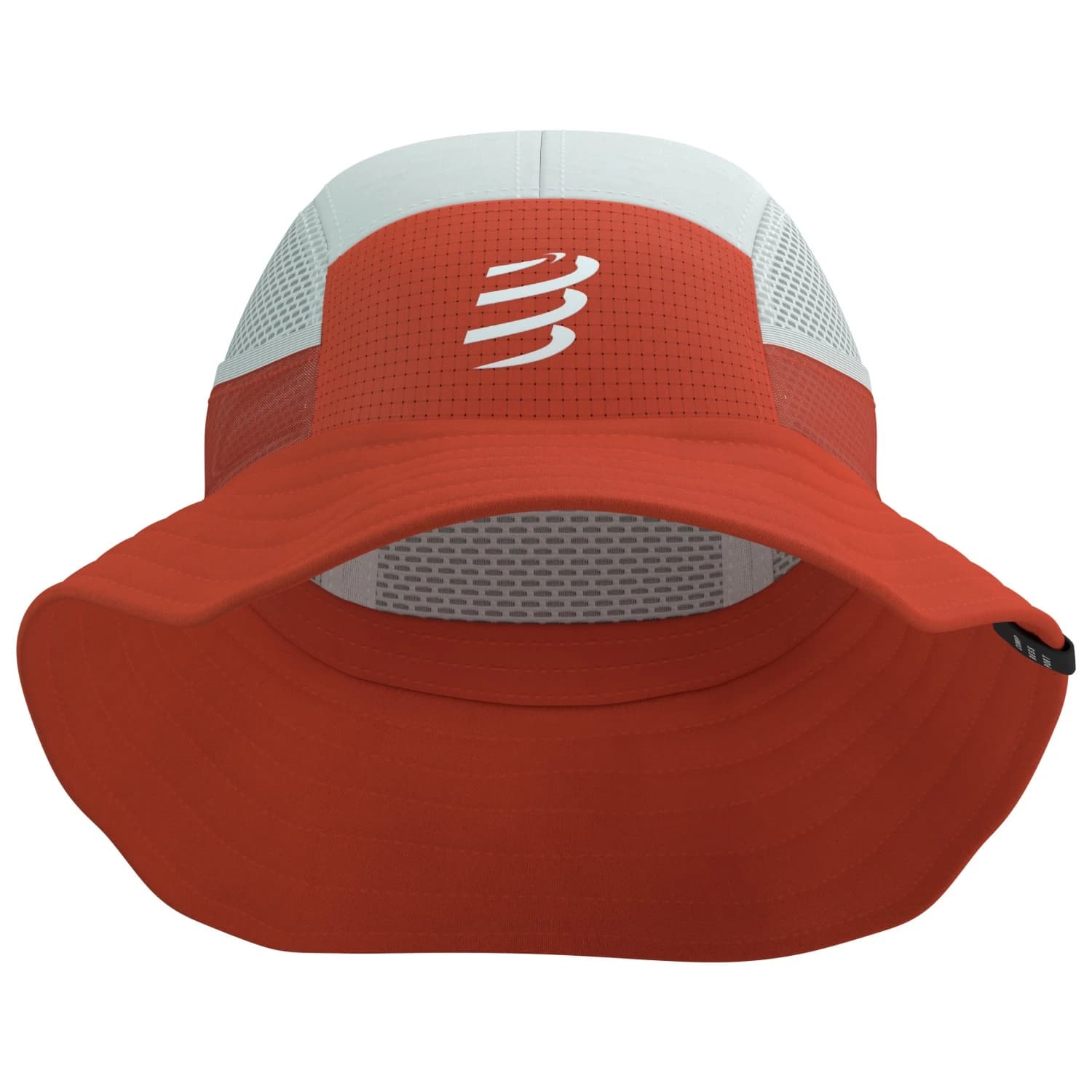 Шапка с козирка Compressport Icebob Cap - Tigerlily / Star White