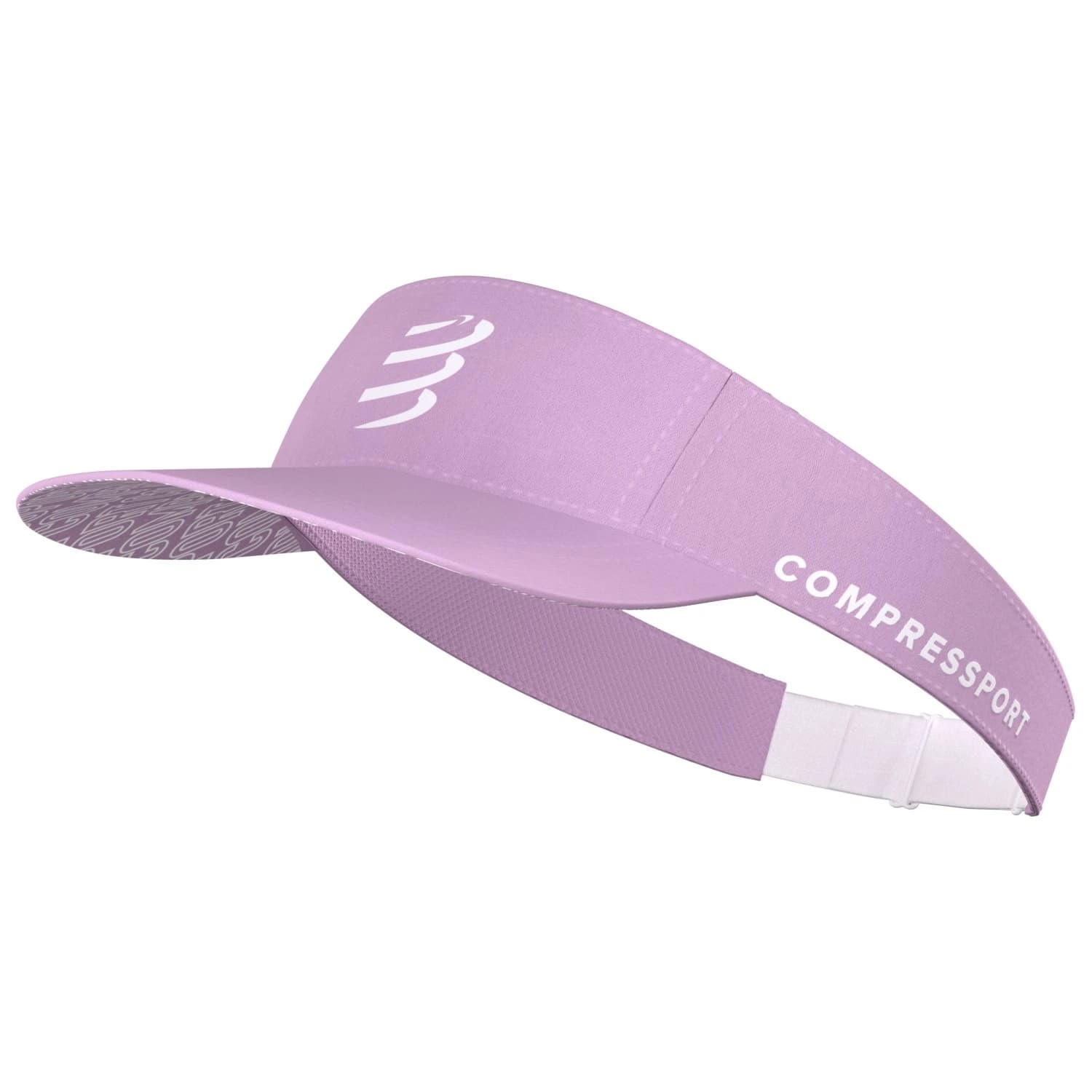 Шапка с козирка Compressport Ultralight Visor Sunvisor - Orchid Bouquet / White
