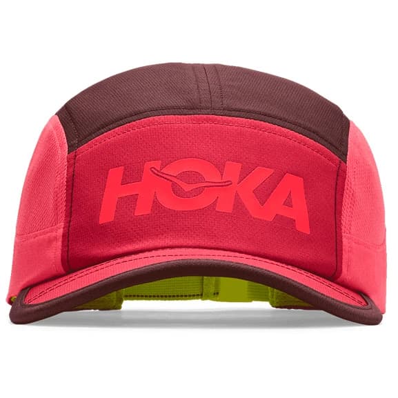 Шапка с козирка Hoka Hoka Run Hat Cap - Deep Mauve / Red Agate