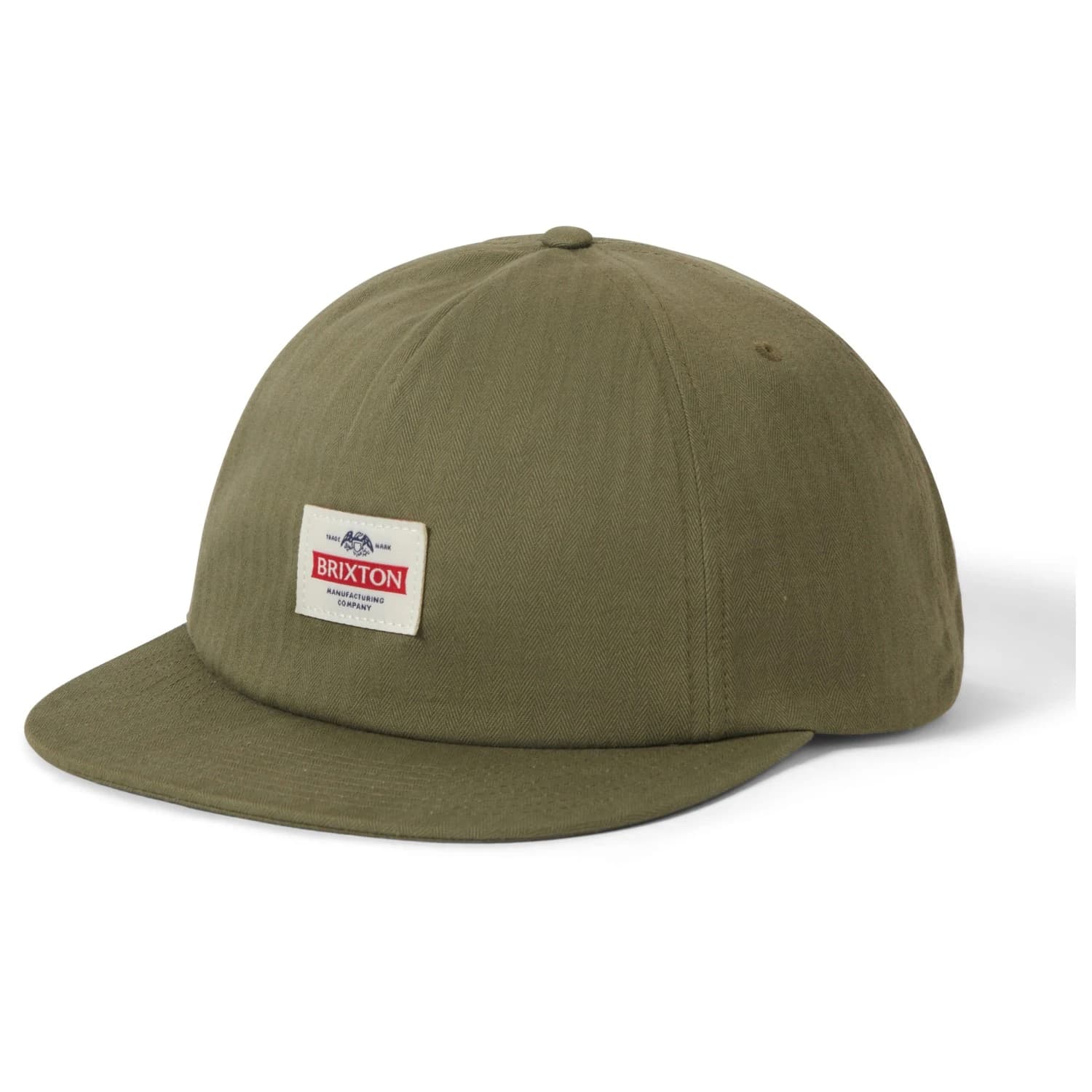 Шапка с козирка Brixton Pinnacle High Profile Snapback Cap - Washed Olive Green