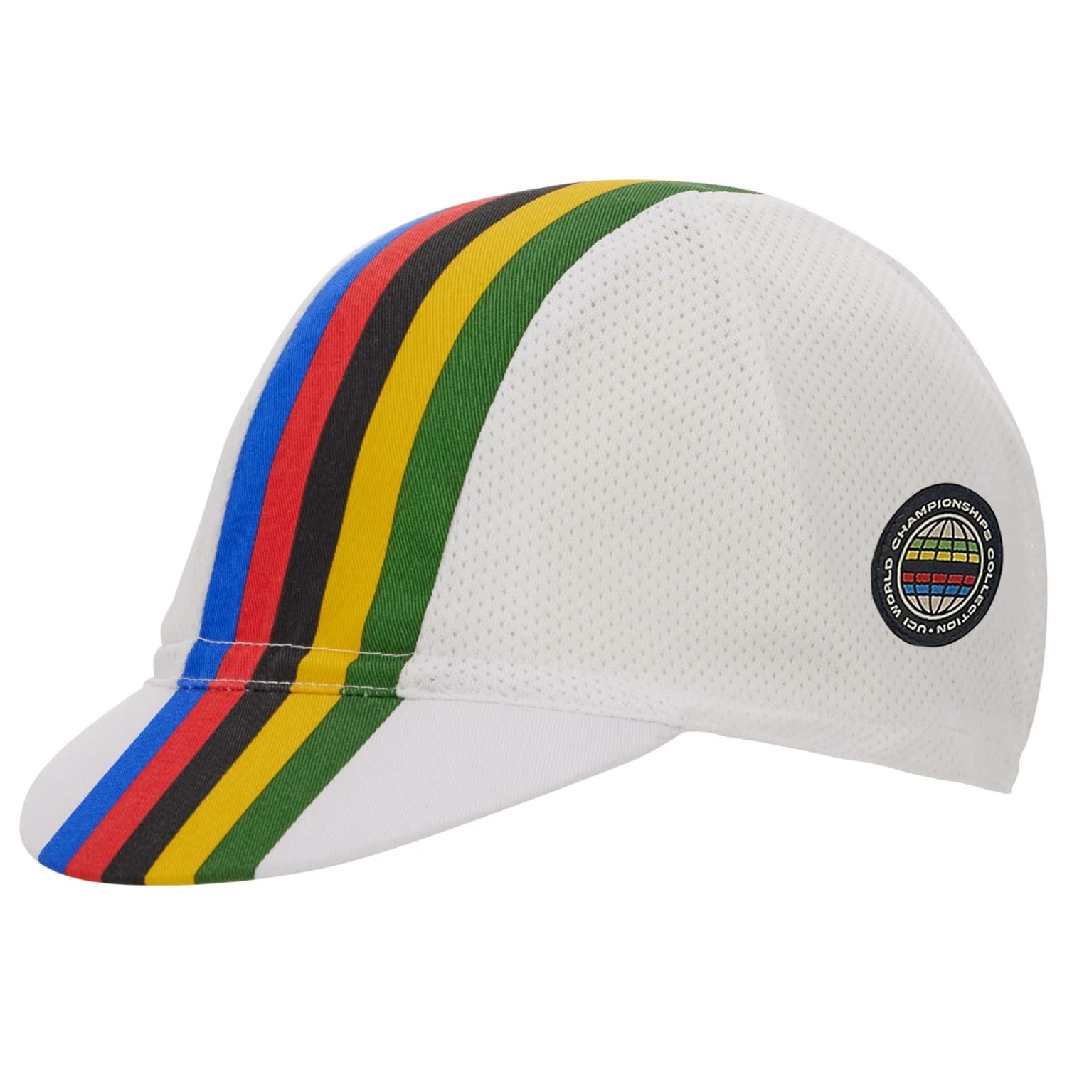 Шапка за колоездене Santini UCI World Champion Cycling Cap - Bianco