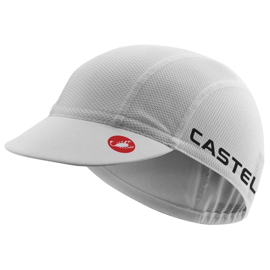 Шапка за колоездене Castelli A/C 3 Cycling Cap - White