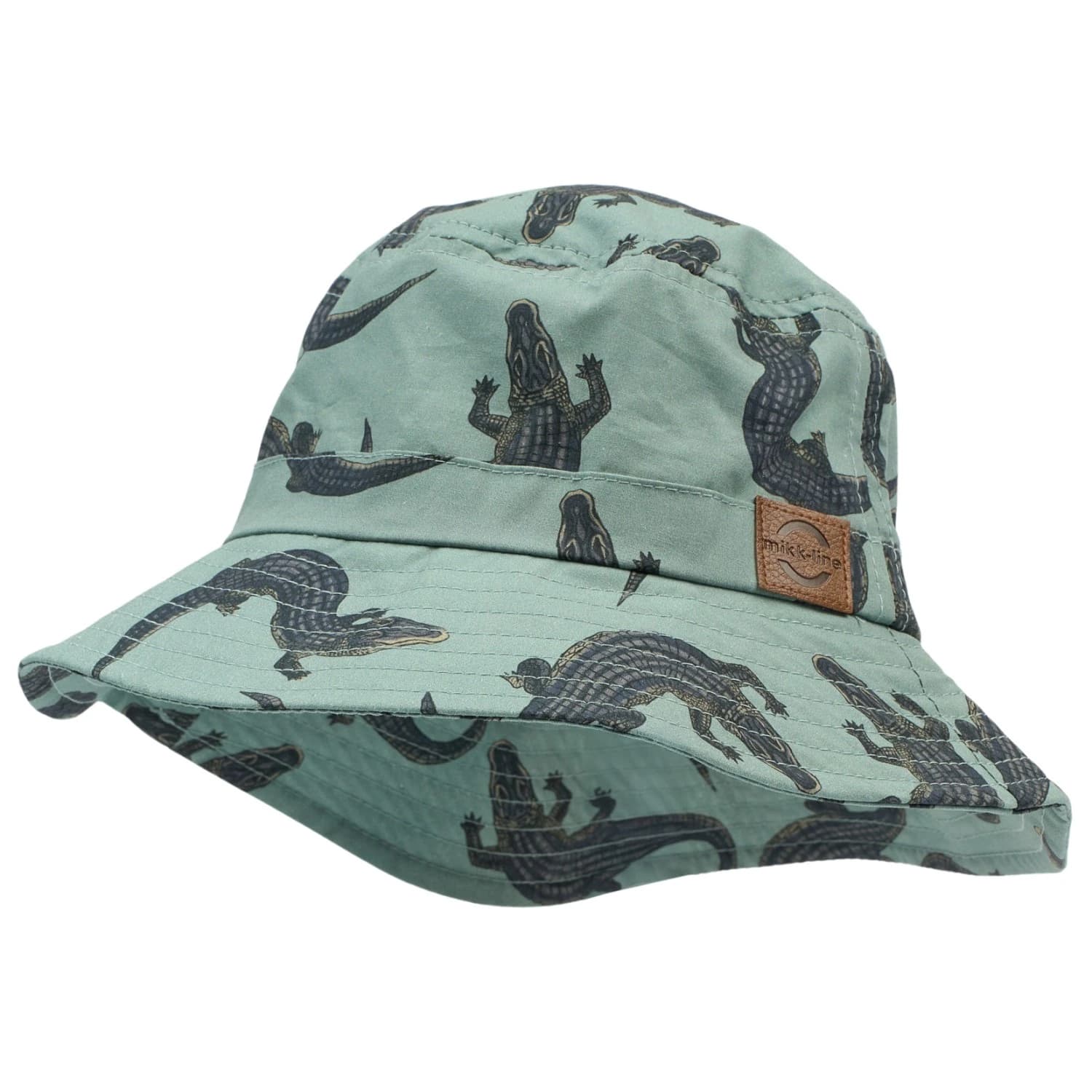 Детска шапка с козирка Mikk-Line Kid's Summer Bucket Hat AOP Cap - Croco AOP
