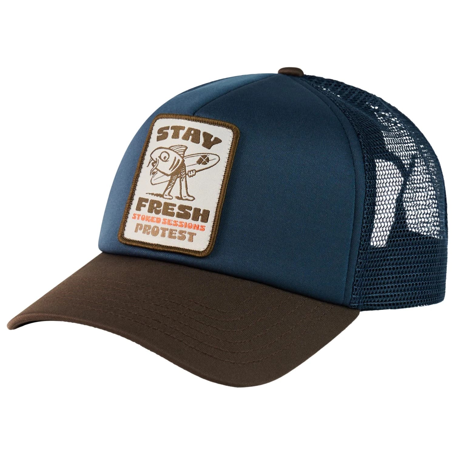 Мъжка шапка с козирка Protest PRTBadger Trucker Cap - Empire Blue