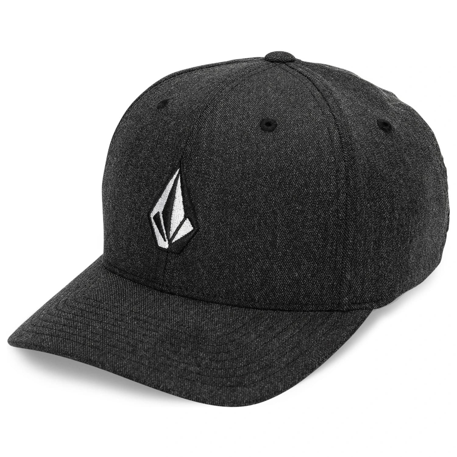 Мъжка шапка с козирка Volcom Full Stone Heather Flexfit Hat Cap - Charcoal Heather