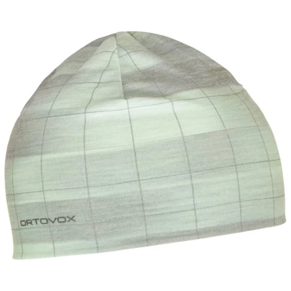 Шапка за колоездене Ortovox MTB Merino Beanie Cycling cap - Green Acid Motion AOP