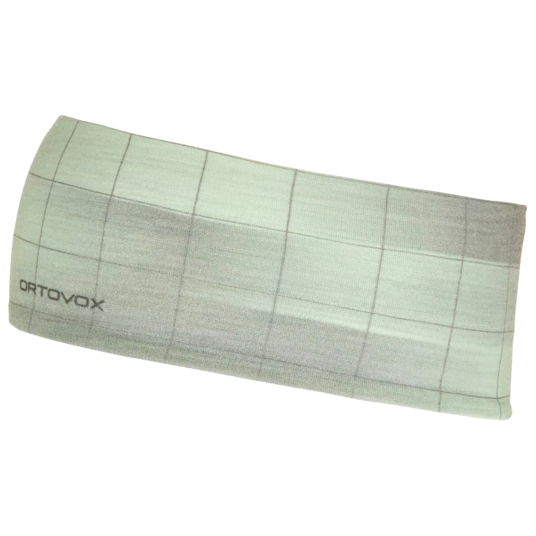Лента за глава Ortovox MTB Merino Headband - Green Acid Motion AOP