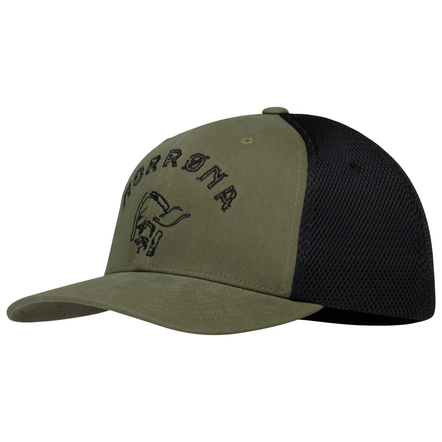 Шапка с козирка Norrøna /29 Flexfit 3D Cap - Olive Night / Caviar Black