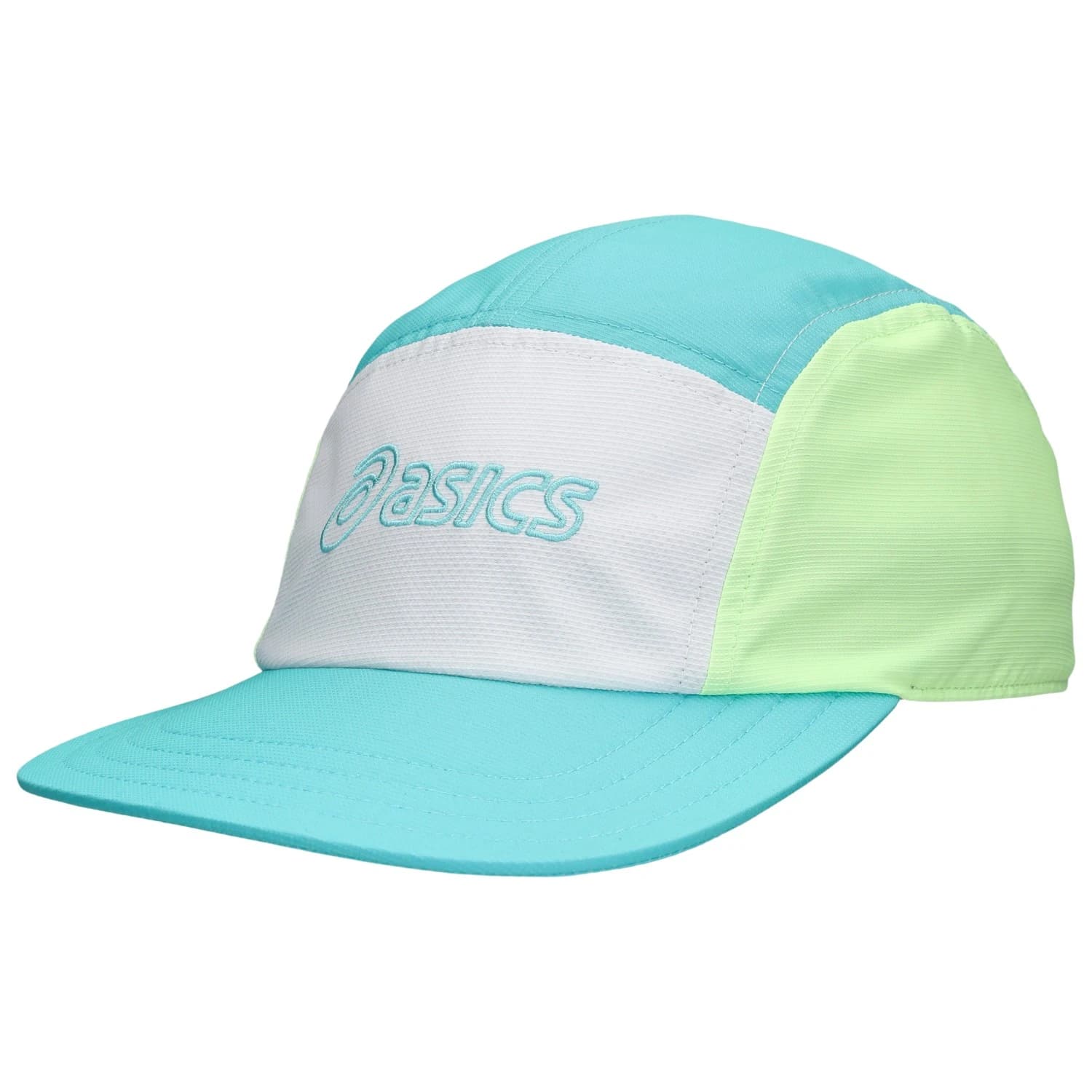 Шапка с козирка Asics Performance Running 5 Panel Cap - Energy Aqua / White